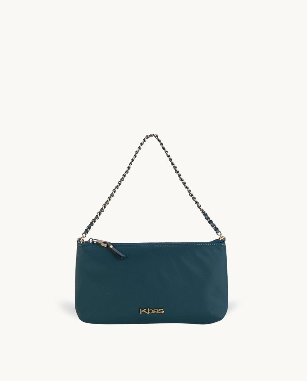 cartera-kbas-de-nylon-color-teal-27x6x15-cm-asa-de-hombro-y-bandolera image 1