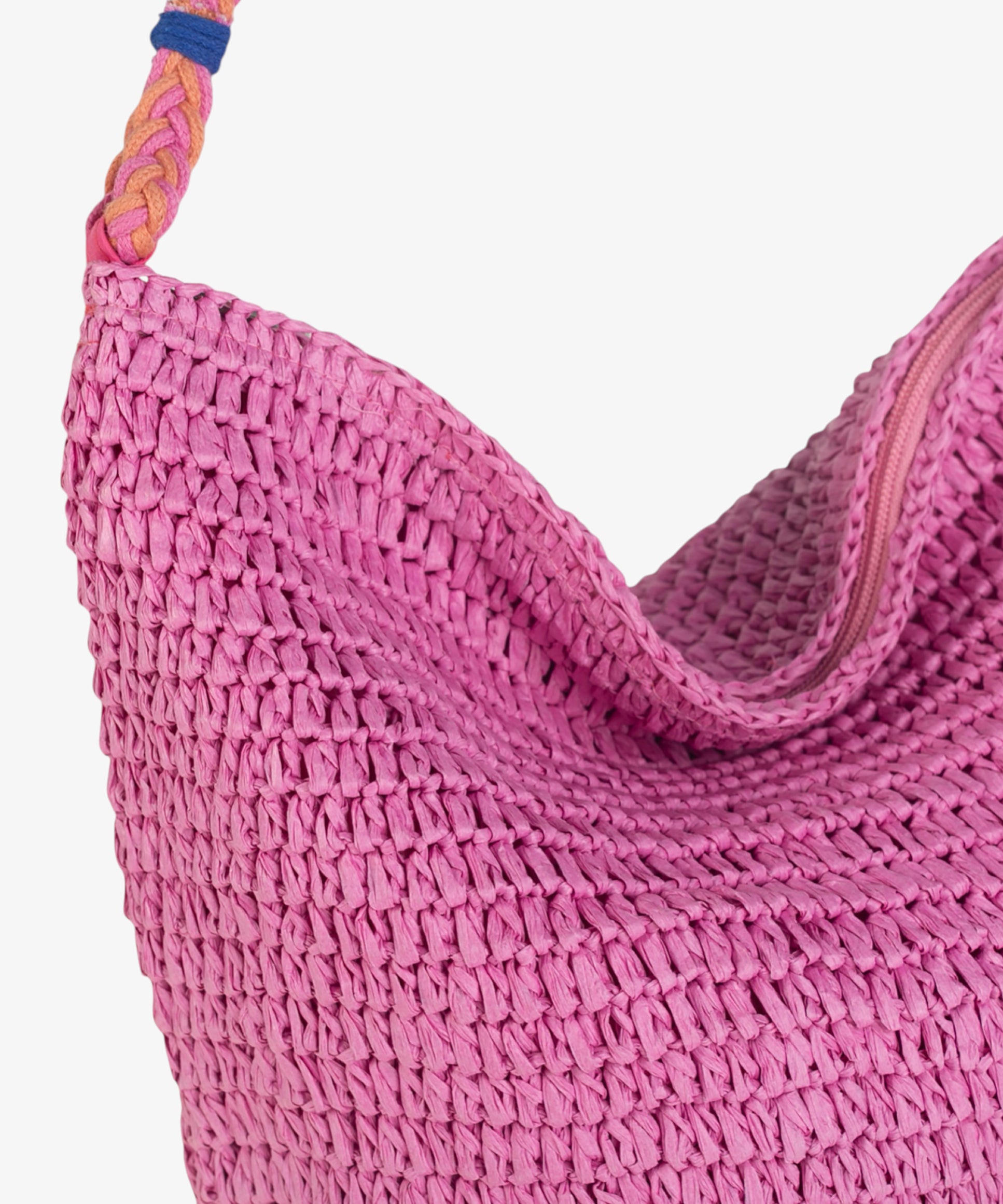 bolso-hobo-kbas-de-fibra-natural-con-cremallera-color-rosa image 6