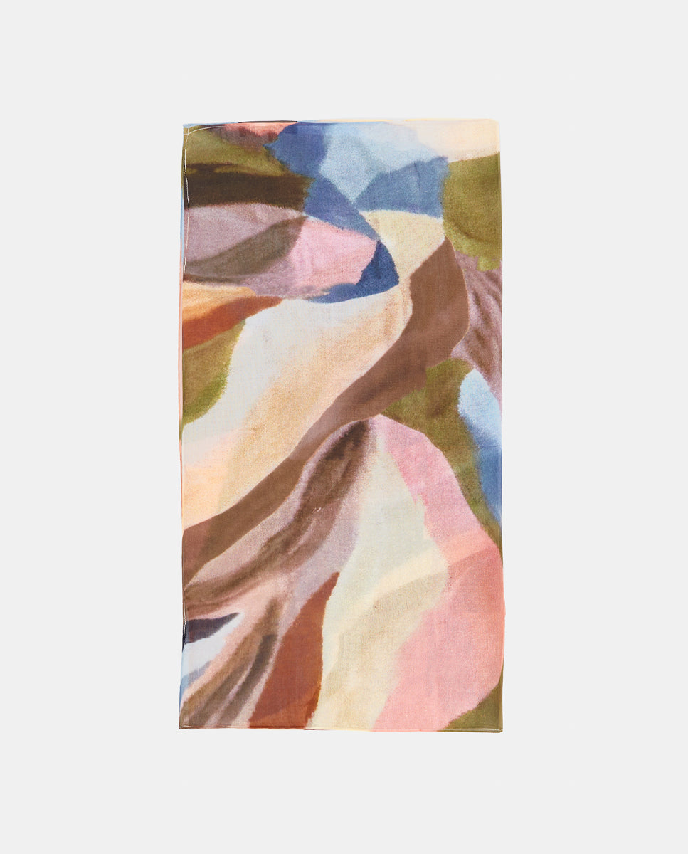 abbacino-bandana-de-seda-estampado-abstracto-multicolor image 5