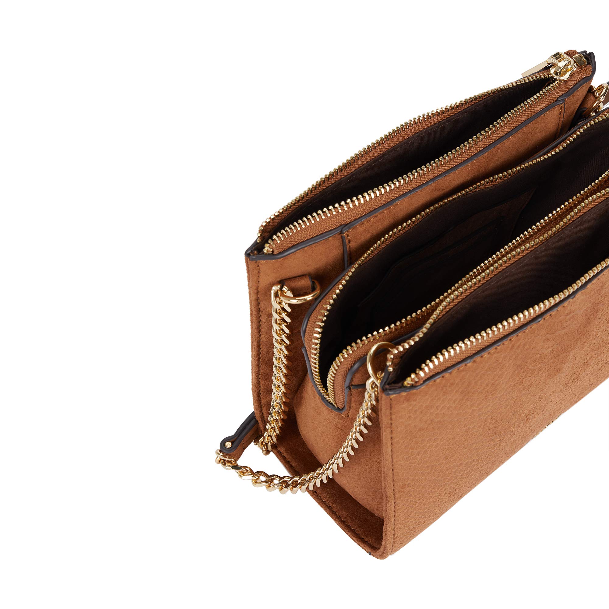 parfois-bolso-bandolera-grabada-asa-combinada-mujer-talla-m-camel image 5
