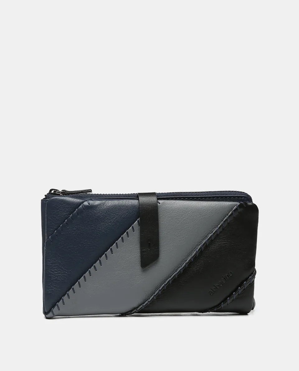 abbacino-cartera-grande-piel-patchwork-azules image 1