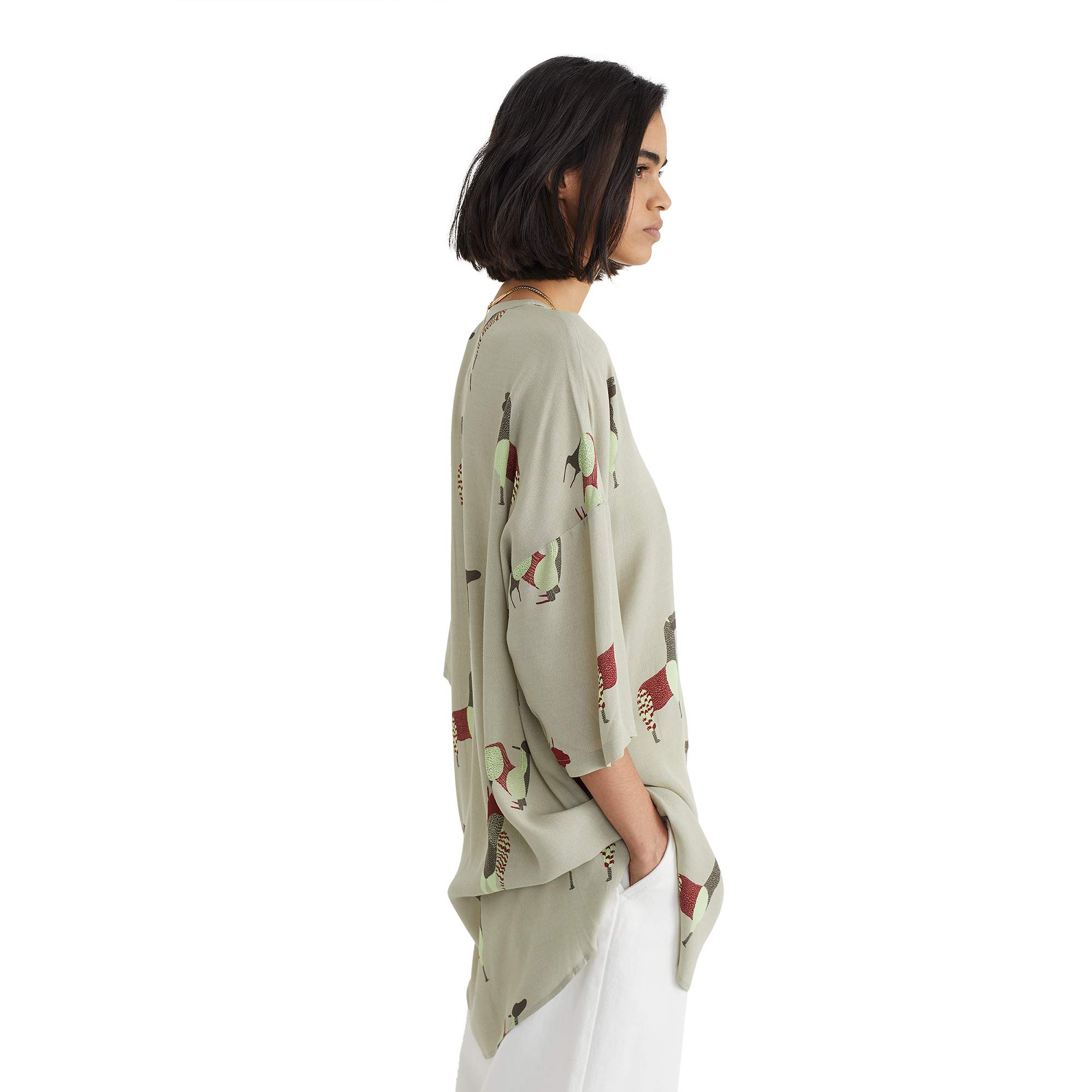 parfois-vestido-camisero-estampado-llamas-mujeres image 5