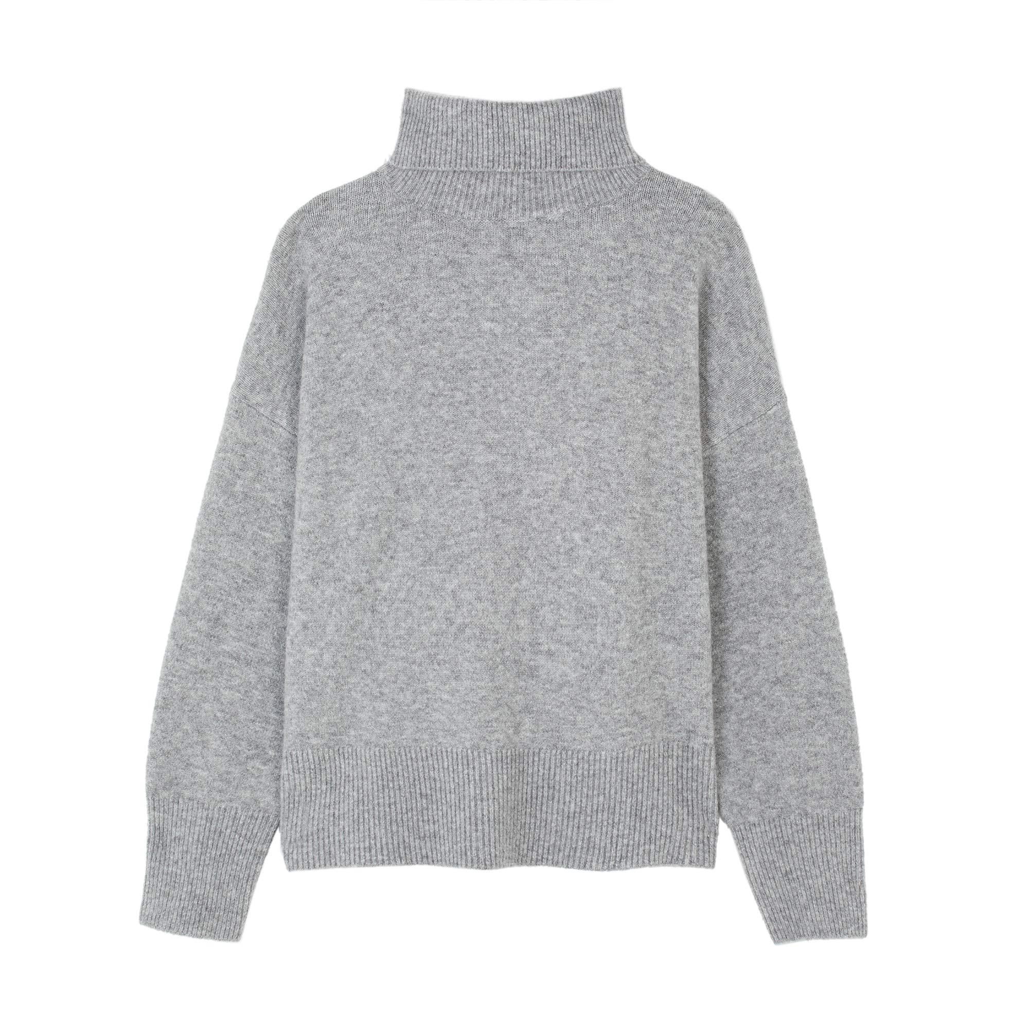 parfois-jersey-de-punto-de-cuello-alto-mujer-gris image 1