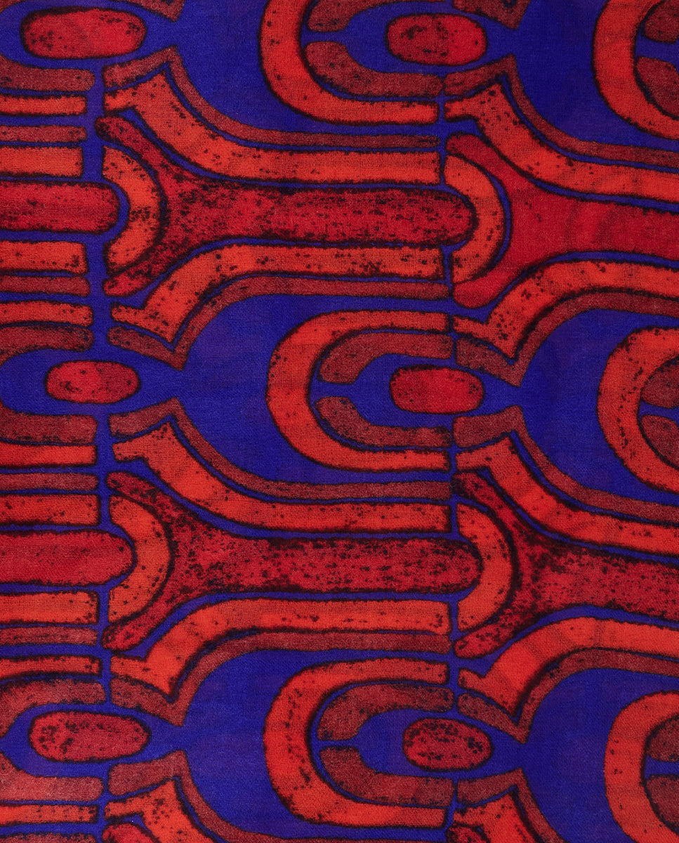 abbacino-pa-uelo-de-lana-estampado-geom-trico-rojo image 4