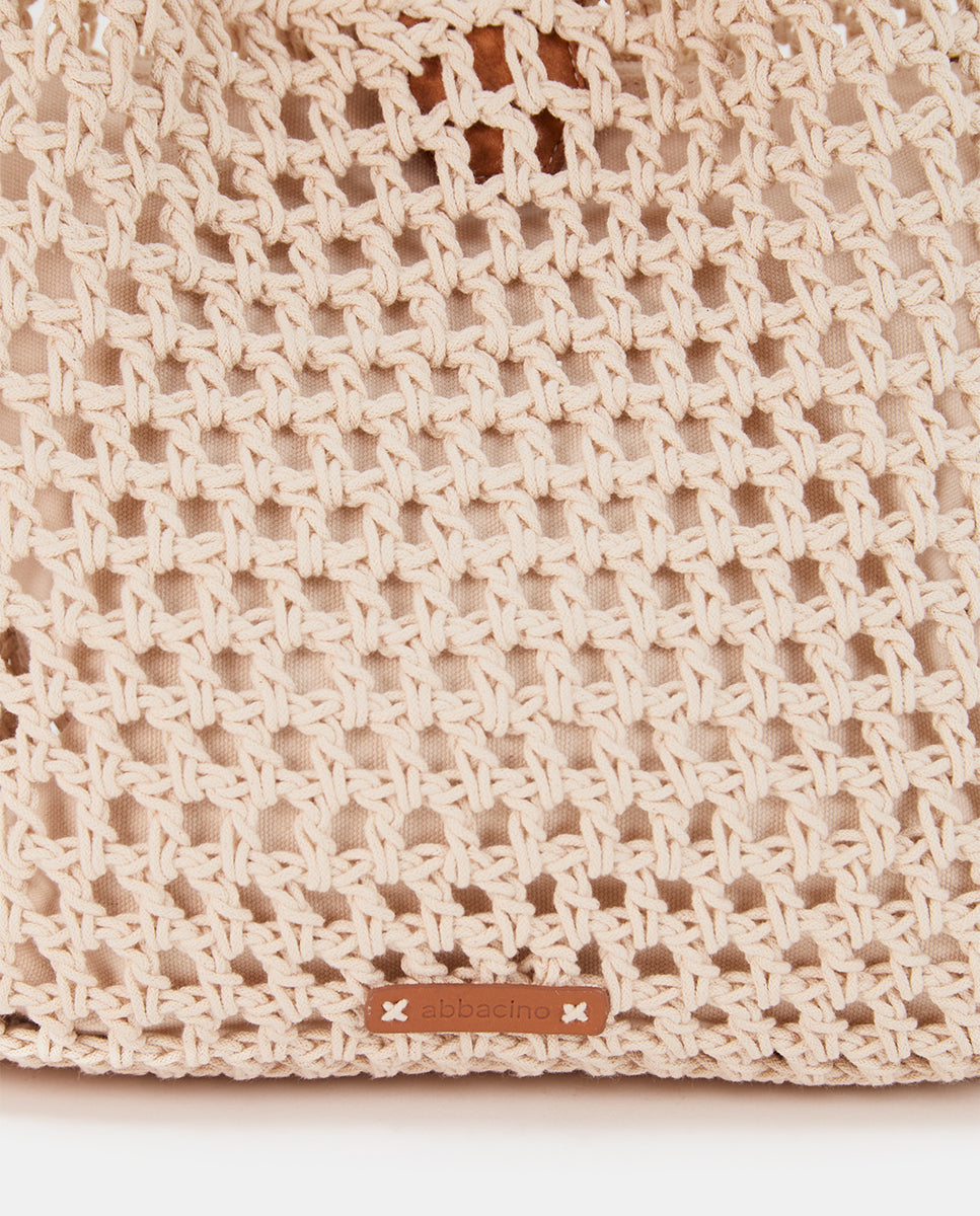 abbacino-bolso-de-hombro-macram-beige-con-flecos-boho image 6
