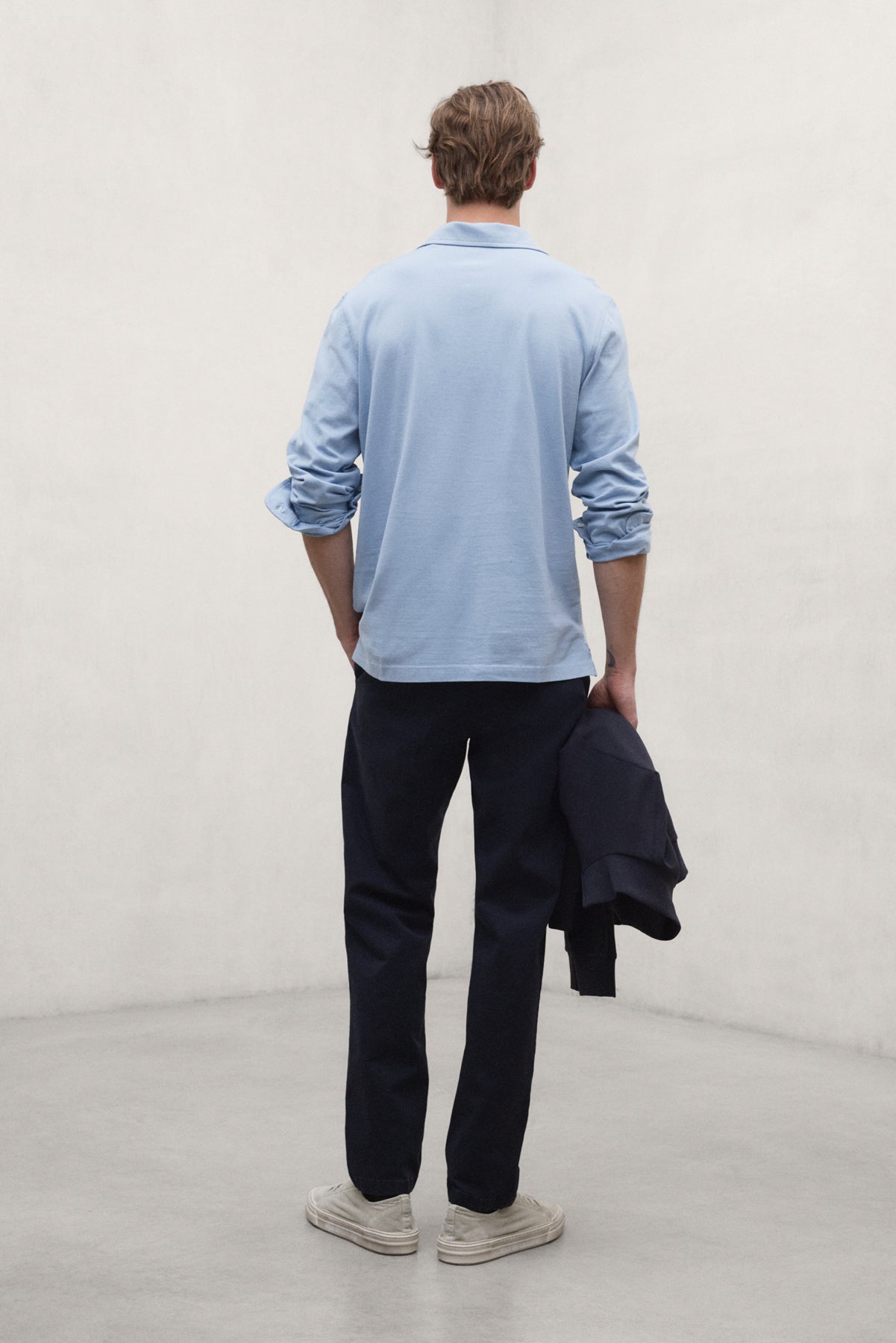 polo-patrick-ecoalf-azul-de-algod-n-reciclado-para-hombre image 3