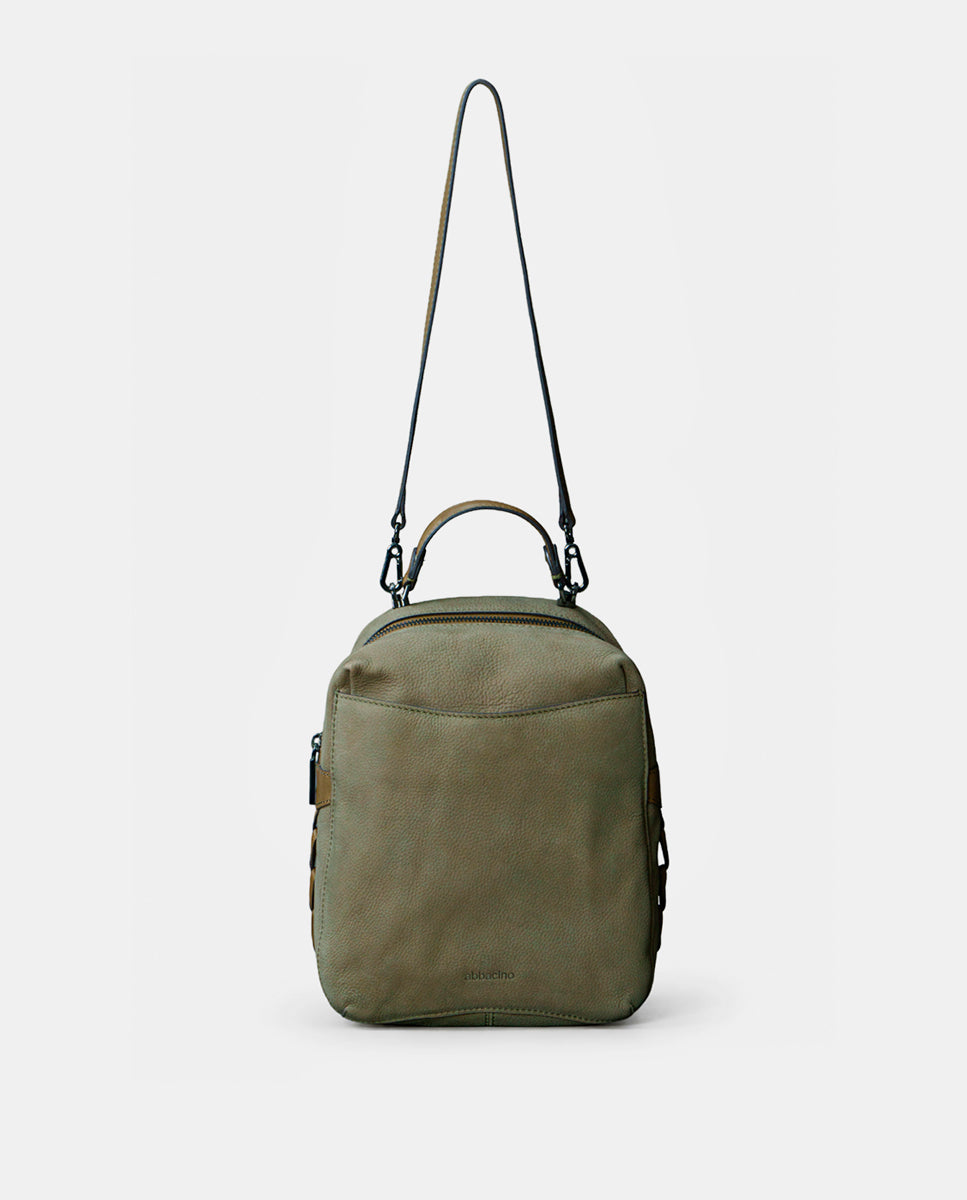 abbacino-mochila-nobuck-verde-mujer-antirrobo image 3