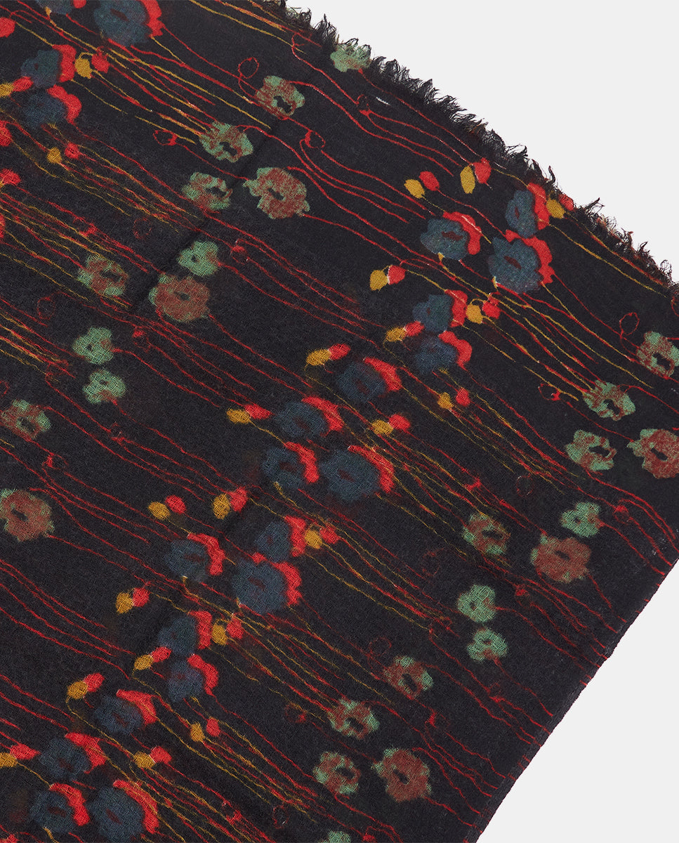 abbacino-pa-uelo-de-lana-estampado-floral-negro image 4