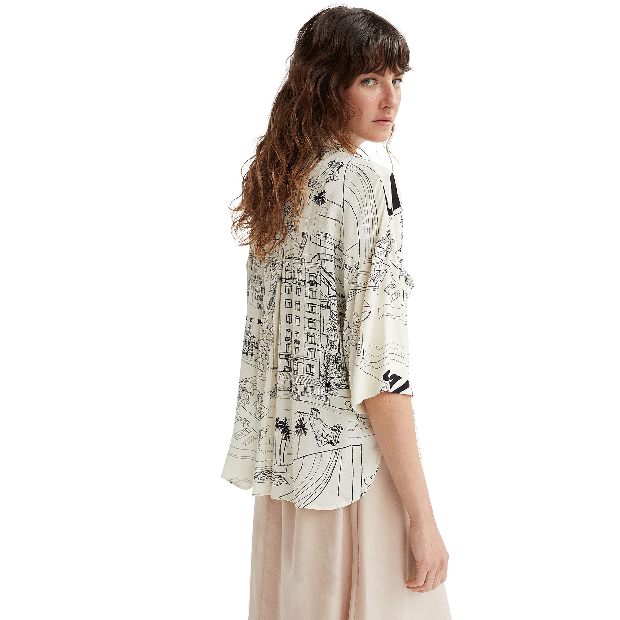 parfois-camisa-oversize-estampada-mujer-edici-n-fluida image 6