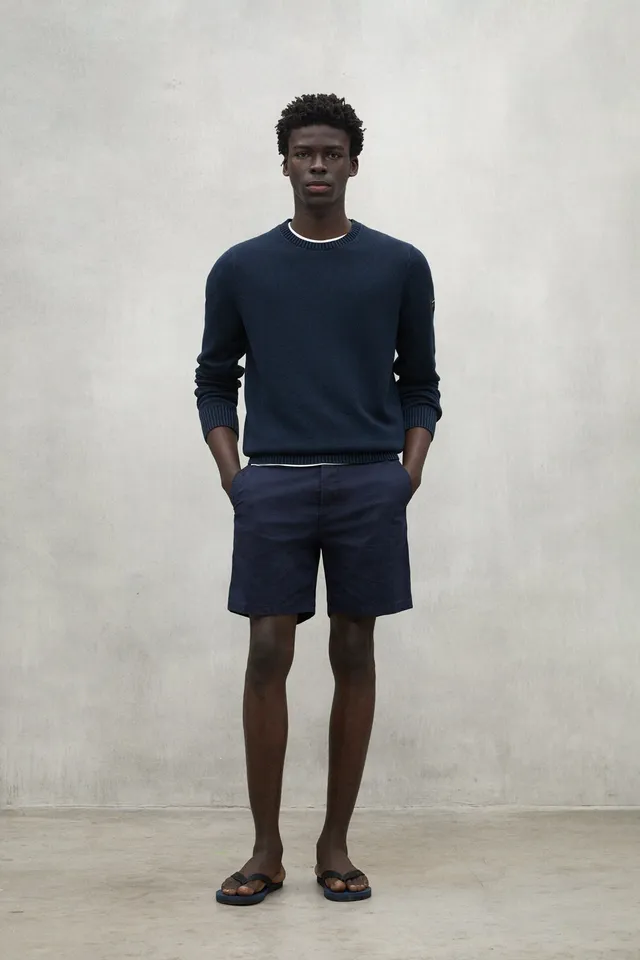 jersey-tail-azul-navy-ecoalf-70-algod-n-org-nico-y-30-lino-fit-regular image 1