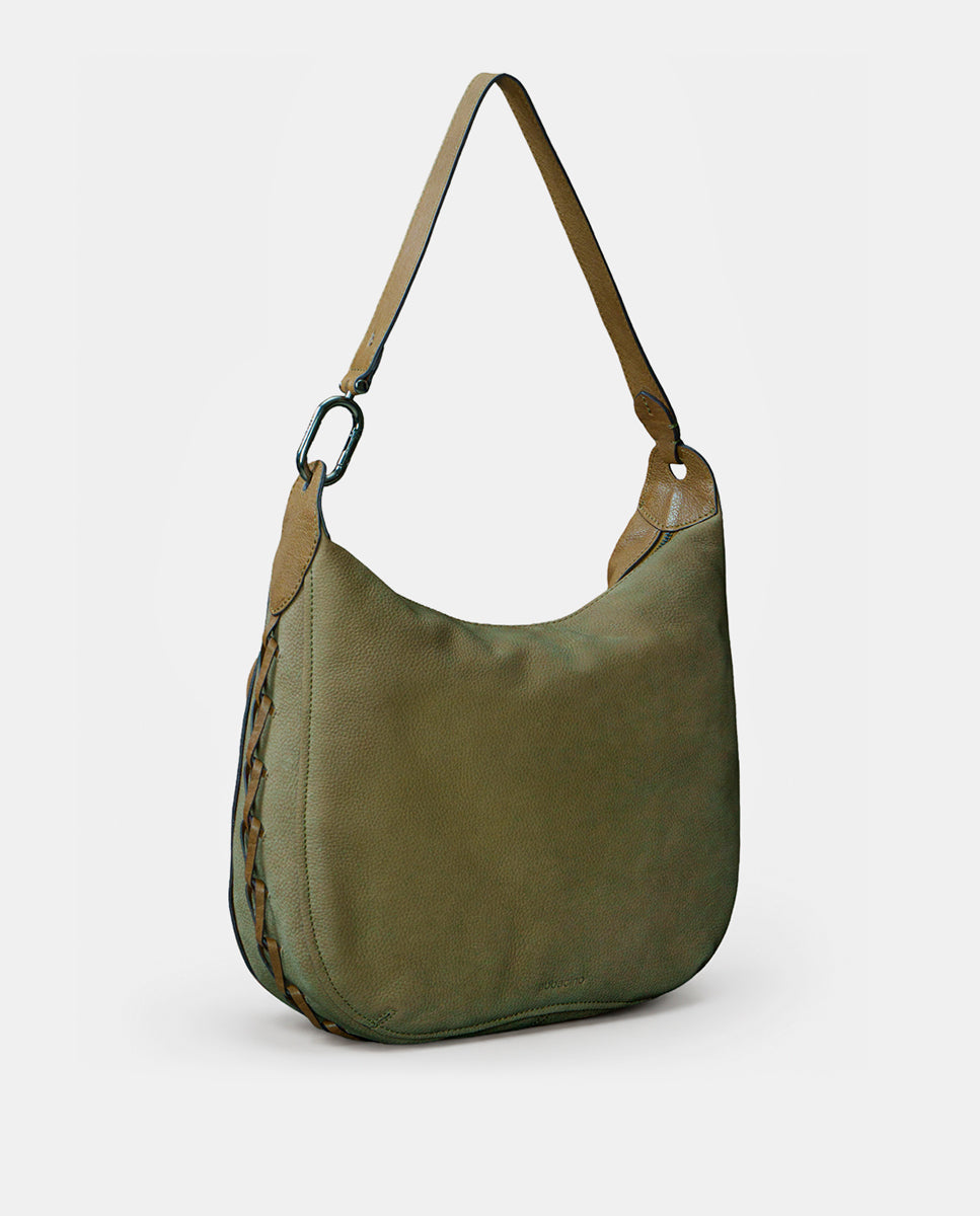 abbacino-bolso-hombro-nobuck-verde-trenzado image 2