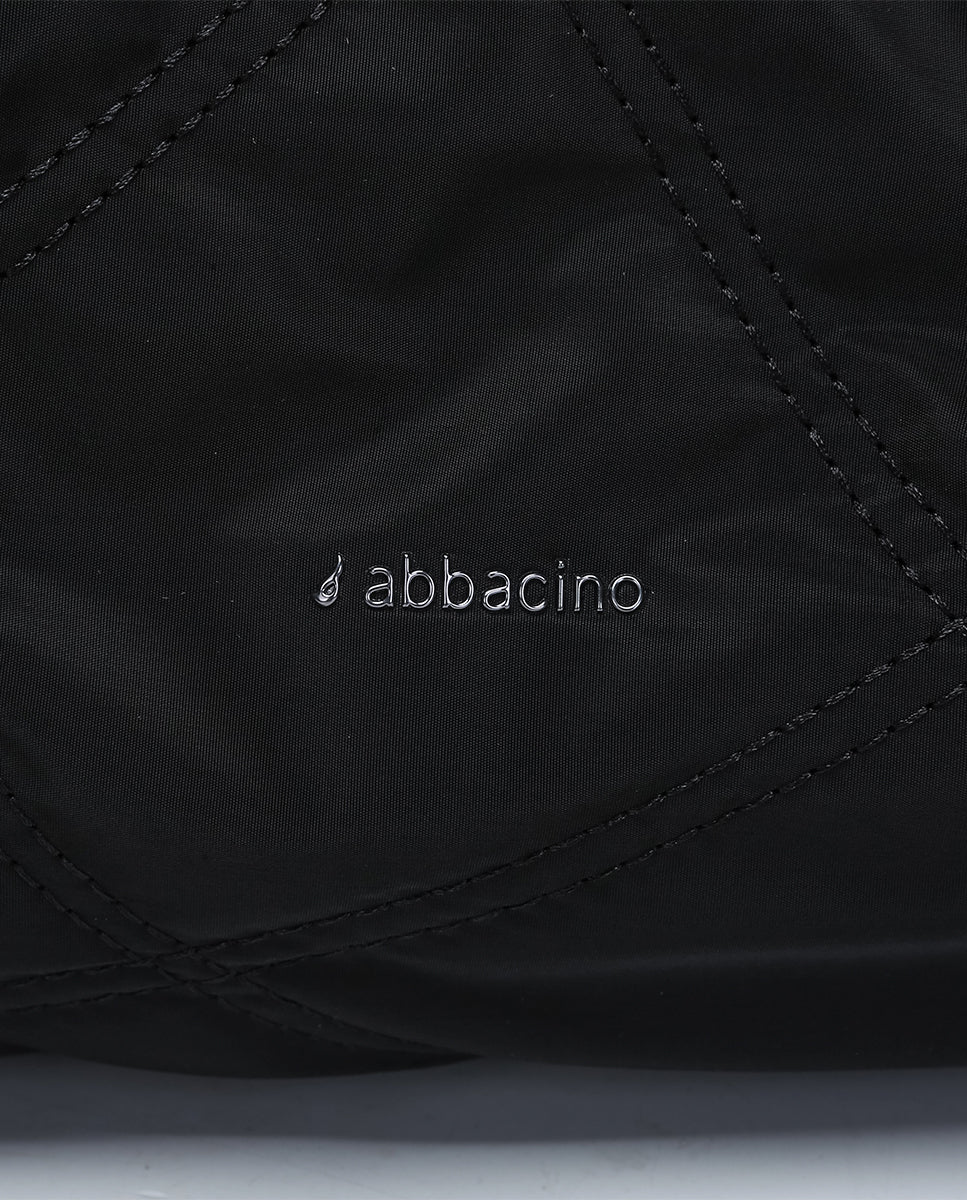 abbacino-bolso-hombro-hobo-reciclado-negro image 6