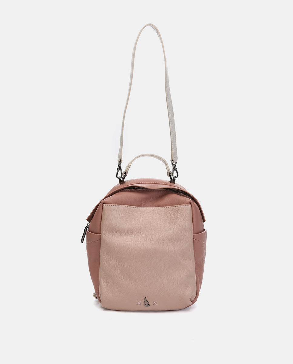 mochila-abbacino-piel-rosa-bicolor image 4