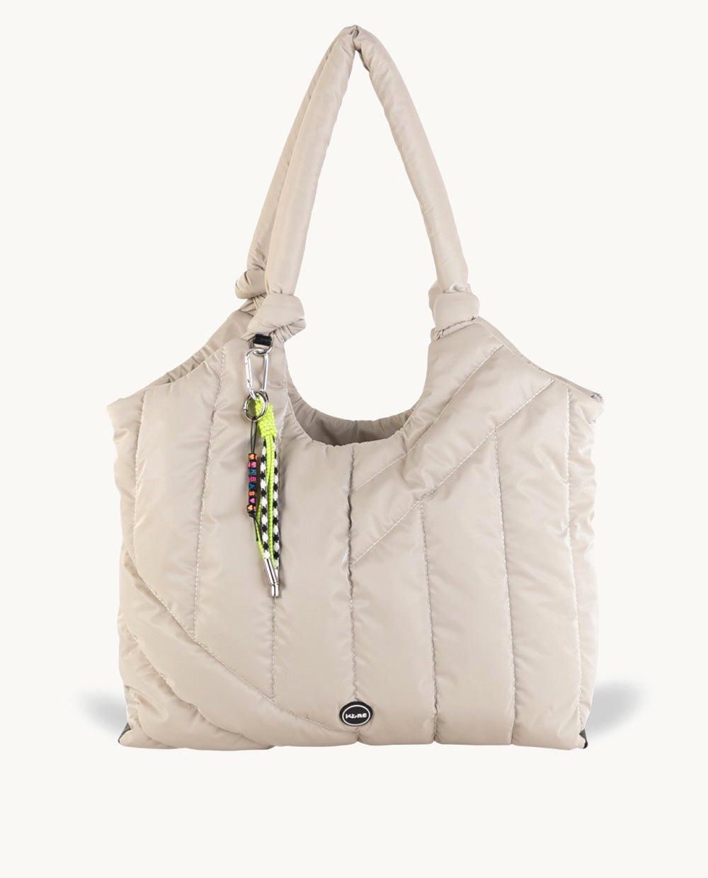 kbas-tote-de-nylon-color-marfil-39x16x32-cm image 1