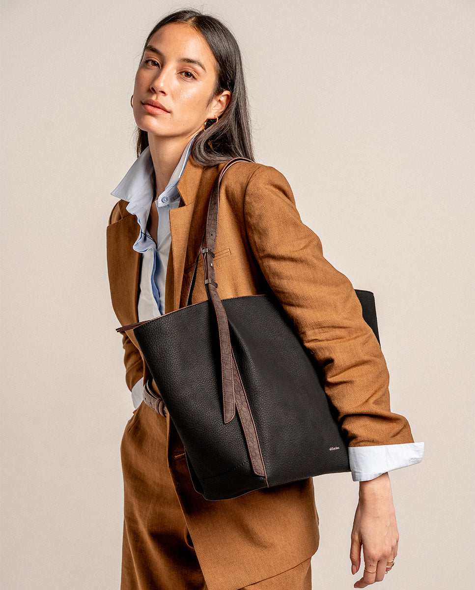 abbacino-shopper-materiales-reciclados-negro image 2