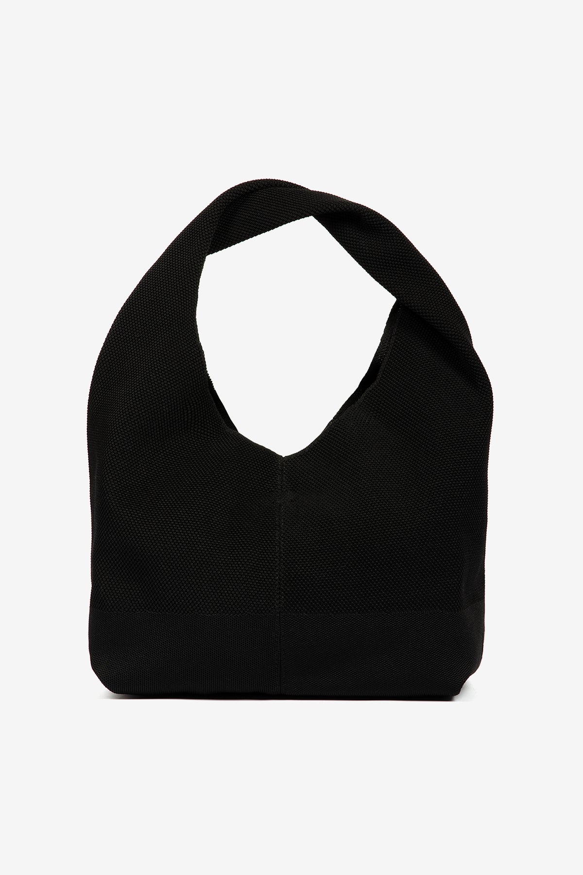 ecoalf-bolso-de-hombro-grande-tika-negro-bolso-estructurado-de-punto-en-poli-ste image 8