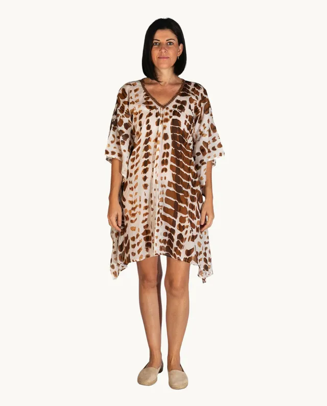 kurta-de-algod-n-kbas-talla-nica-color-marr-n image 1
