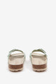 abbacino-sandalia-plana-mujer-hebilla-verde-piel-bio image 4