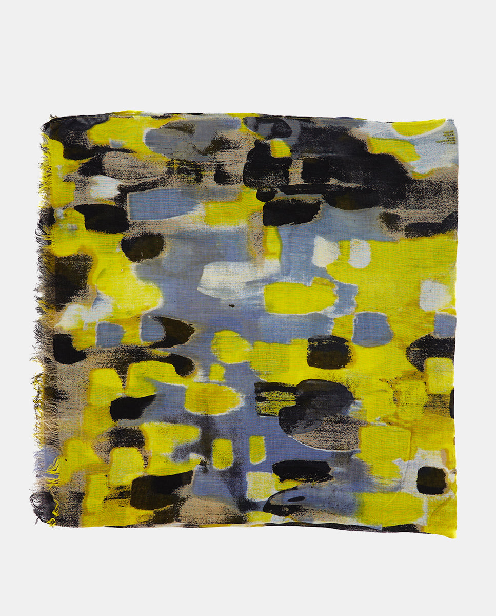 abbacino-pa-uelo-de-mujer-viscosa-estampado-abstracto-negro image 1