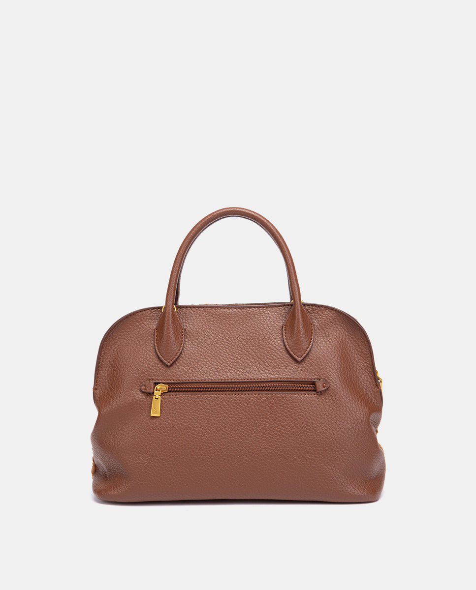 abbacino-bolso-de-mano-trenzado-cognac image 5