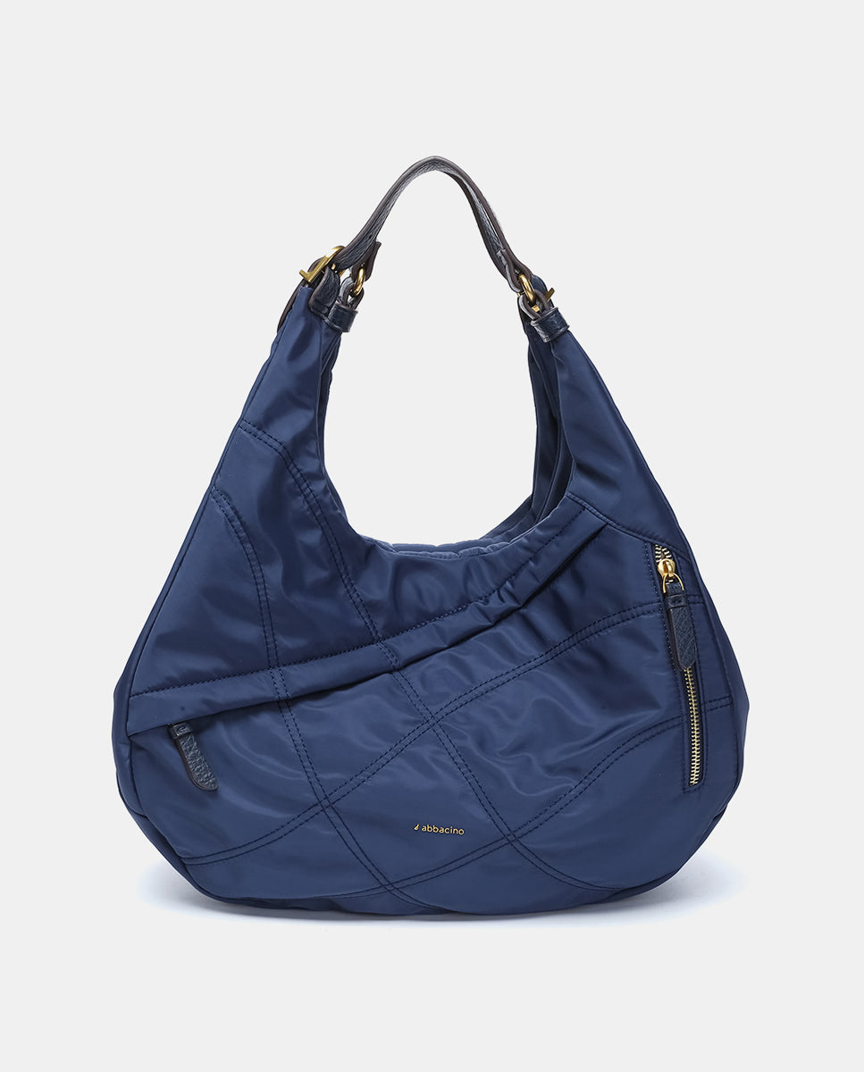 abbacino-bolso-hobo-de-hombro-reciclado-azul image 1