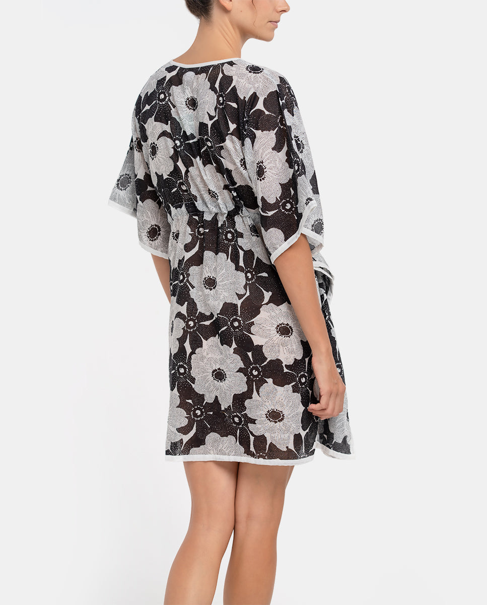 caft-n-abbacino-algod-n-floral-blanco-y-negro image 2