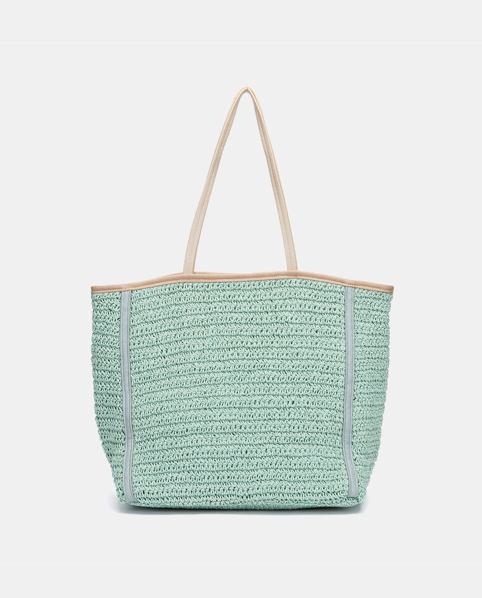 abbacino-capazo-rafia-turquesa-shopper-verano image 4