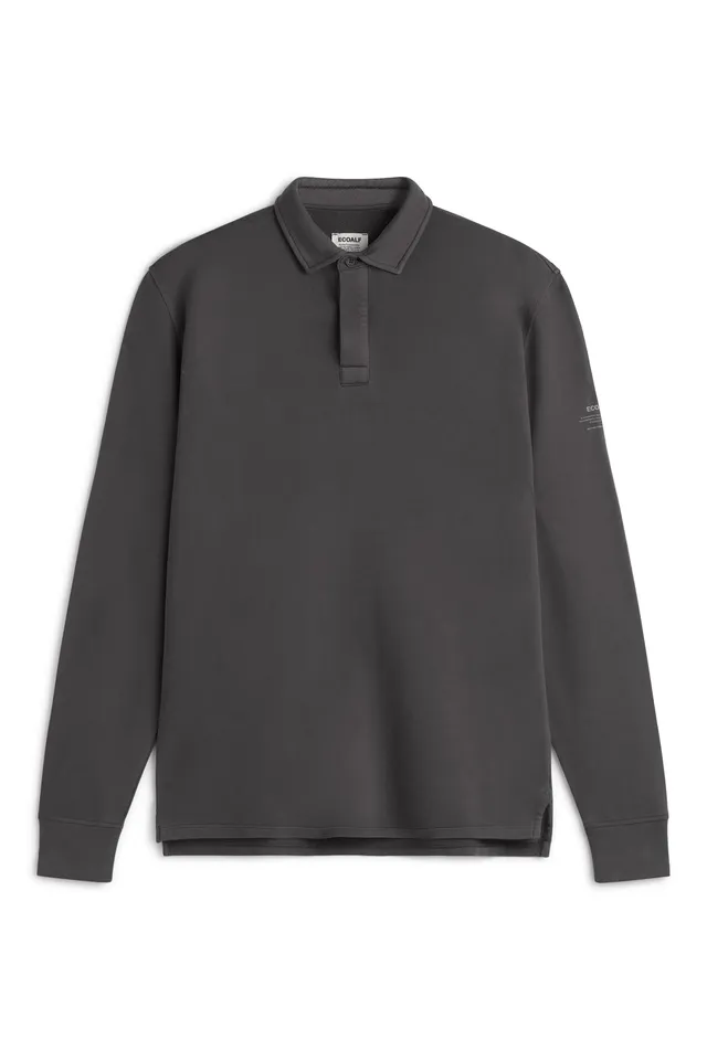 ecoalf-sudadera-polo-brendan-gris-oscuro-de-hombre-100-algod-n-reciclado image 1