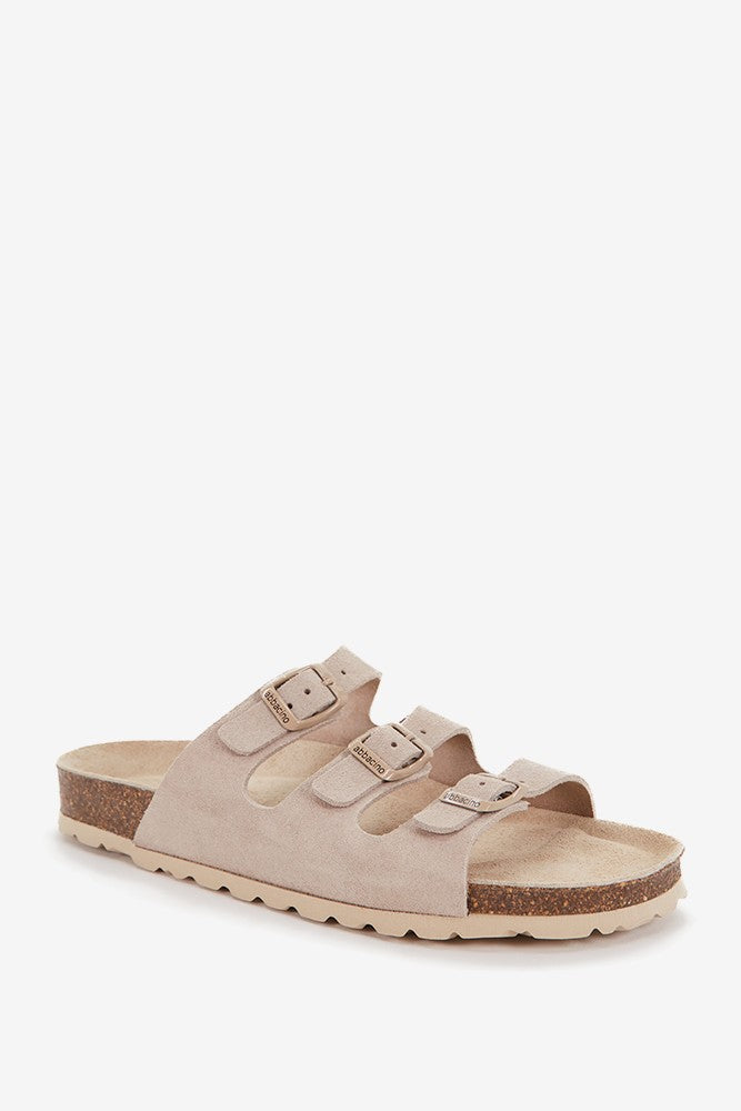 abbacino-sandalia-plana-piel-triple-hebilla-beige image 3