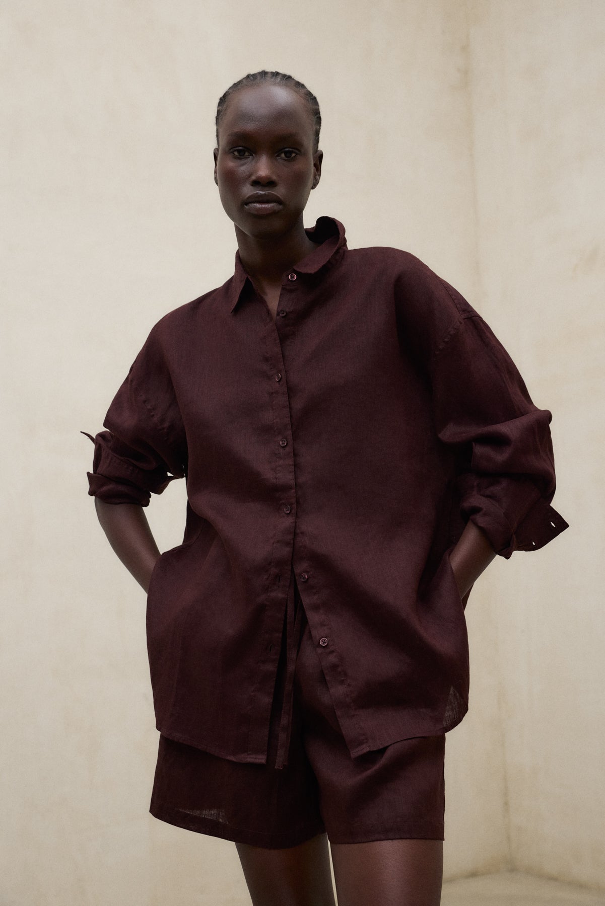 camisa-ecoalf-daria-marr-n-80-lino-fit-oversize image 2