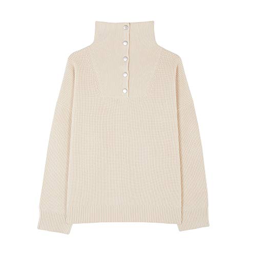 parfois-jersey-de-punto-cuello-alto-con-botones-mujer image 6