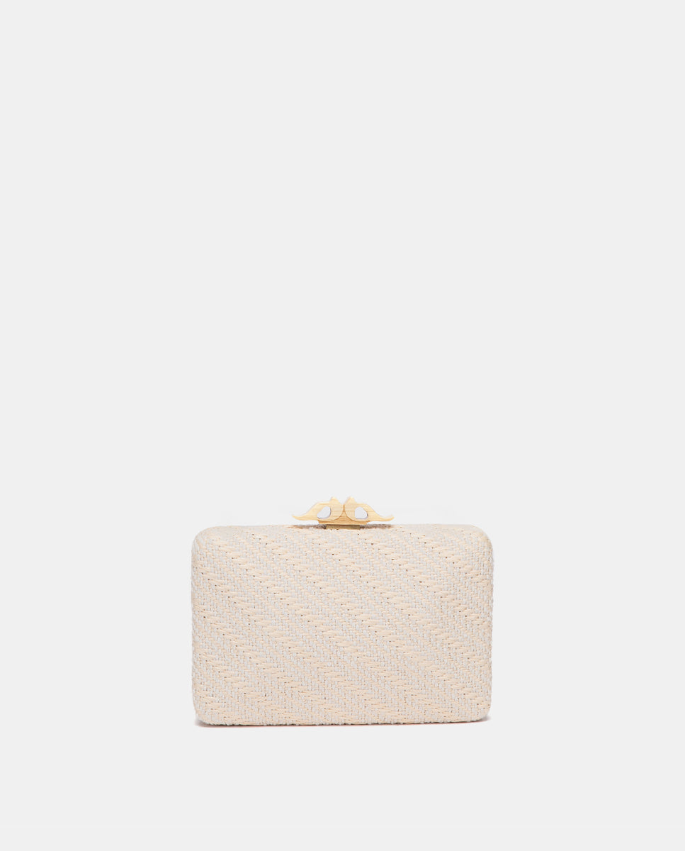 abbacino-clutch-fiesta-beige-geom-trico-tejido-trenzado image 3