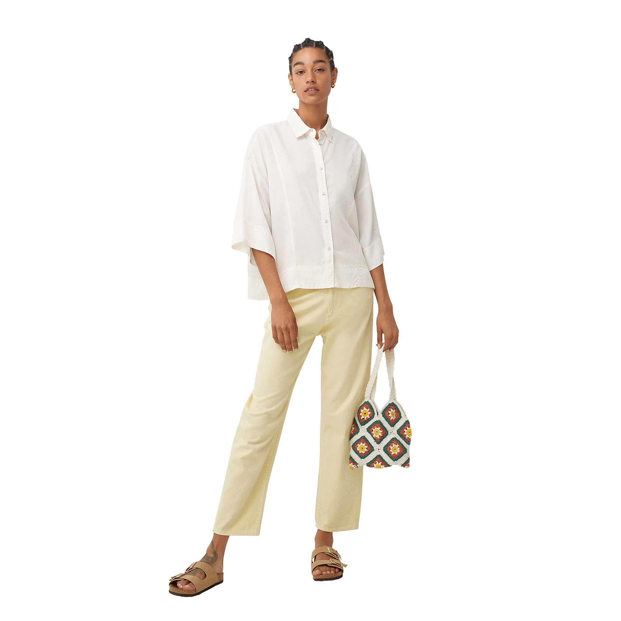 parfois-camisa-oversize-lyocell-mujer image 3