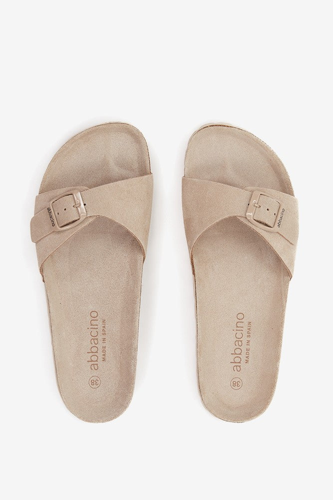 abbacino-sandalia-plana-hebilla-beige-bio image 6
