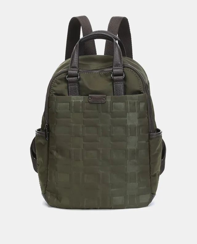abbacino-mochila-casual-de-nylon-reciclado-verde-acolchado image 1