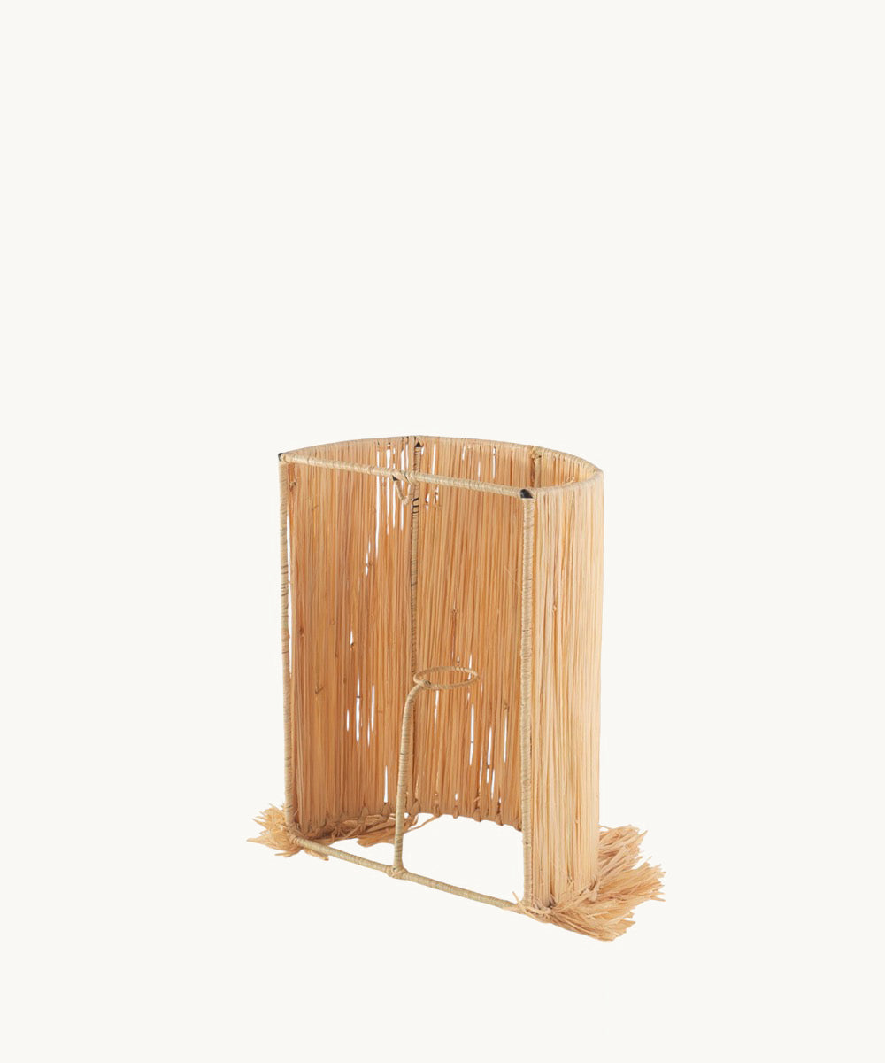 aplique-de-pared-kbas-rafia-natural-25x30-cm image 2