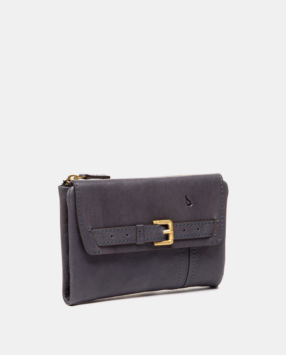 abbacino-cartera-mediana-de-piel-azul-con-solapa image 4
