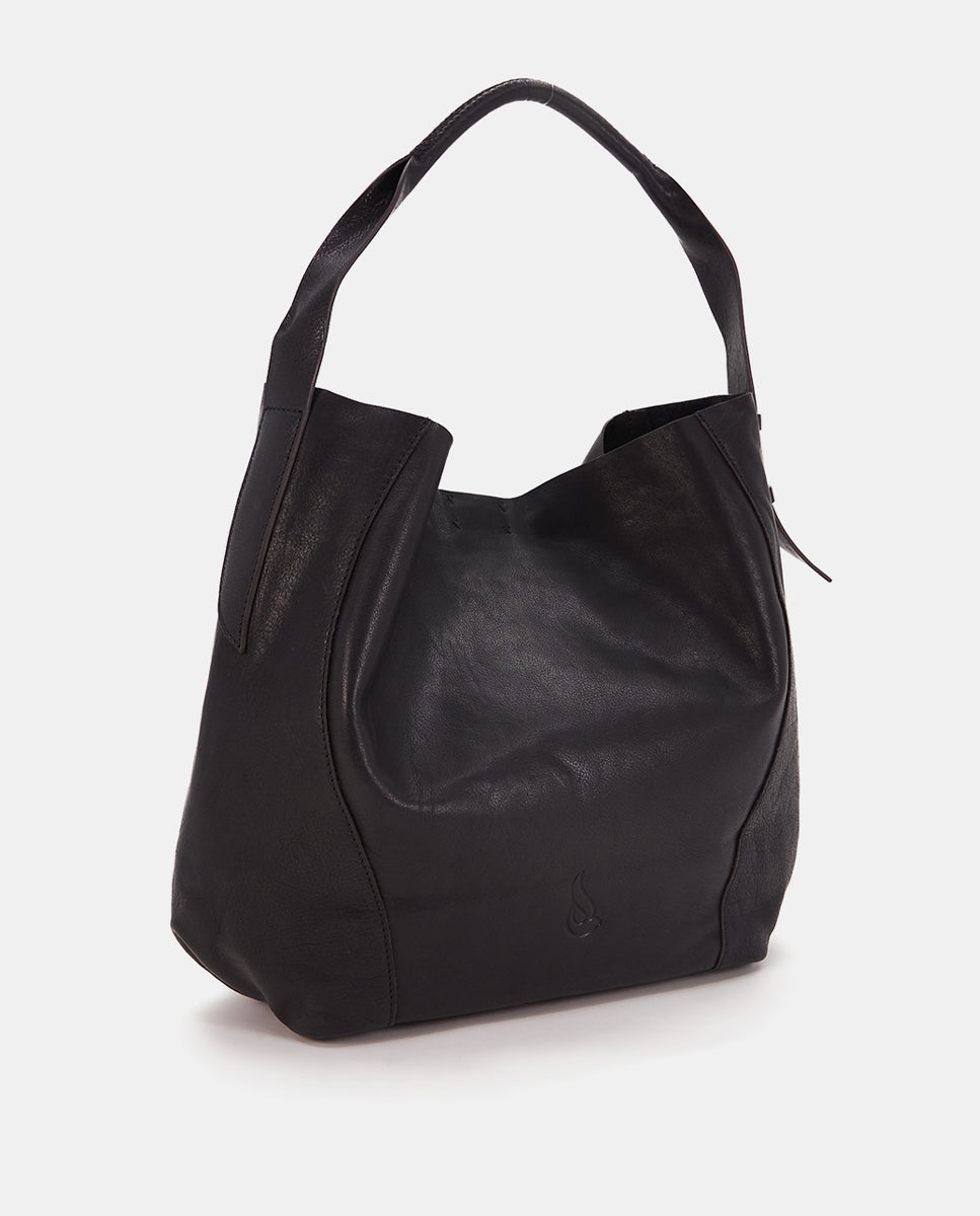 abbacino-bolso-hobo-de-hombro-en-piel-negra image 4
