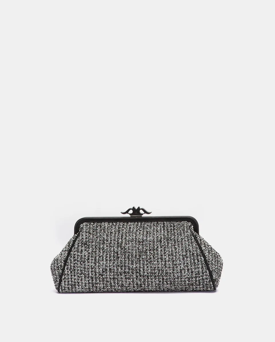 abbacino-clutch-de-fiesta-jaspeado-negro image 1