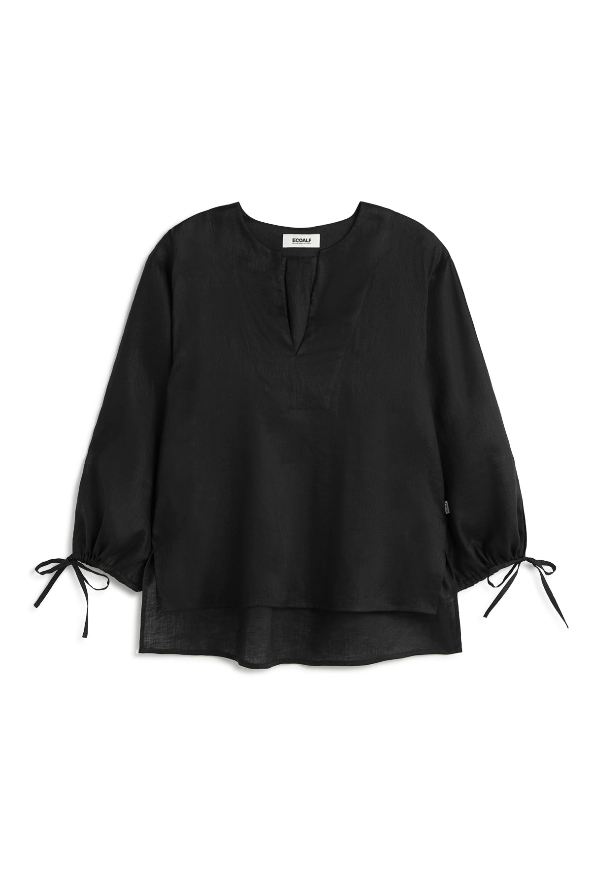 camisa-jena-negra-de-mujer-ecoalf image 5