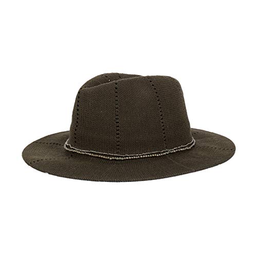 parfois-sombrero-de-punto-talla-nica-caqui-para-mujer image 4