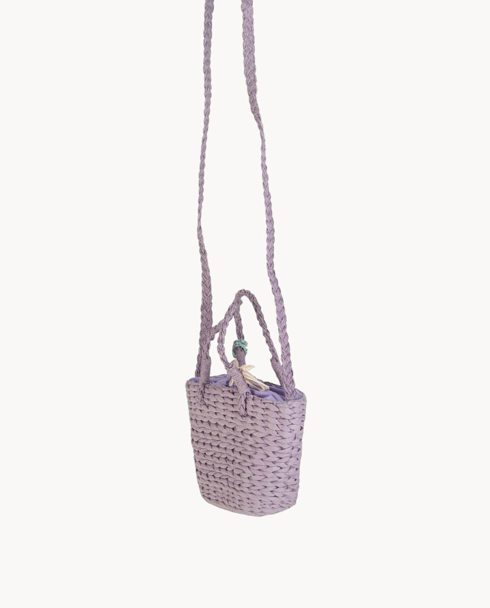 bolso-bandolera-kbas-de-fibra-natural-cierre-de-saco-color-lila-20x8x14-cm image 2