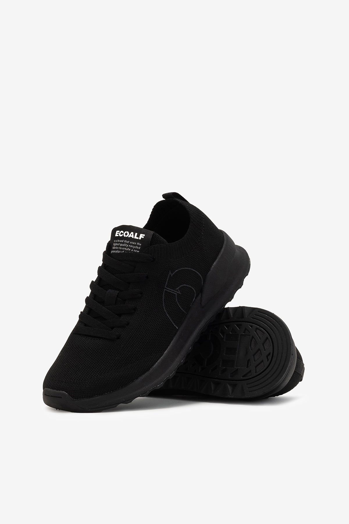 zapatilla-ecoalf-conde-knit-negra-para-mujer-ocean-yarn-vegana-y-t-cnica-strobel image 2