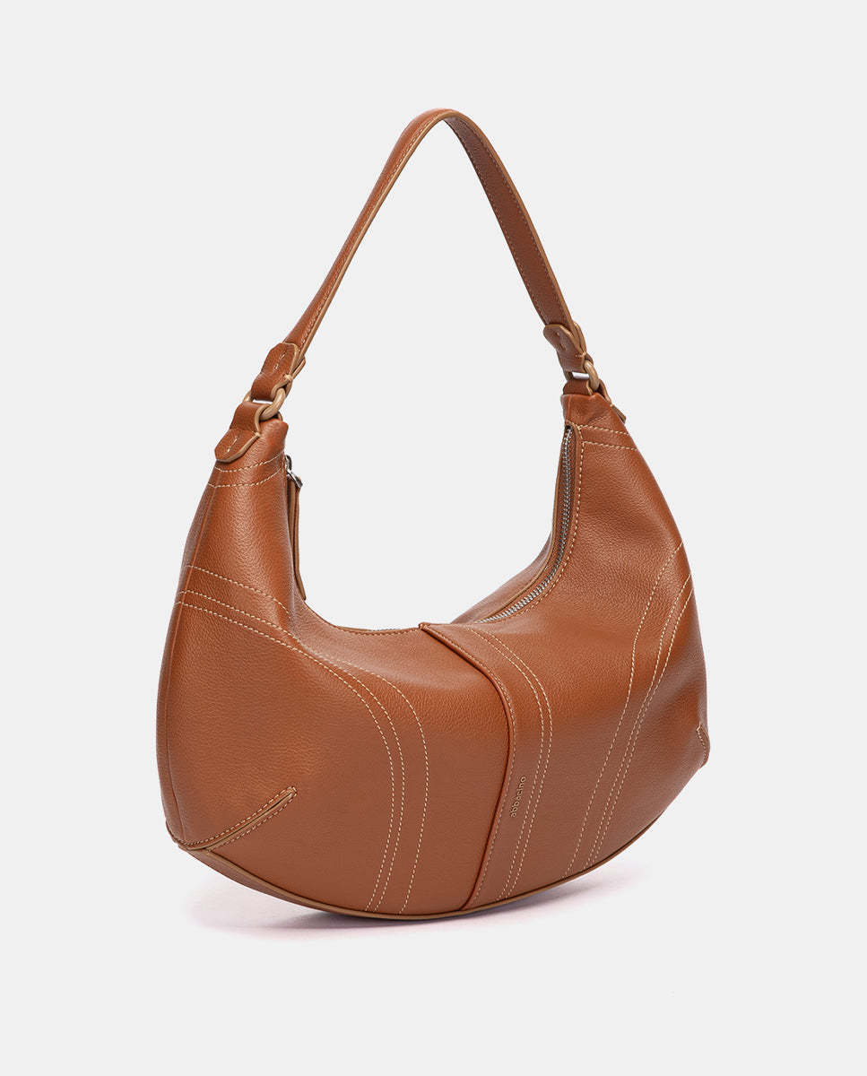 abbacino-bolso-de-hombro-peque-o-cognac-sostenible image 2
