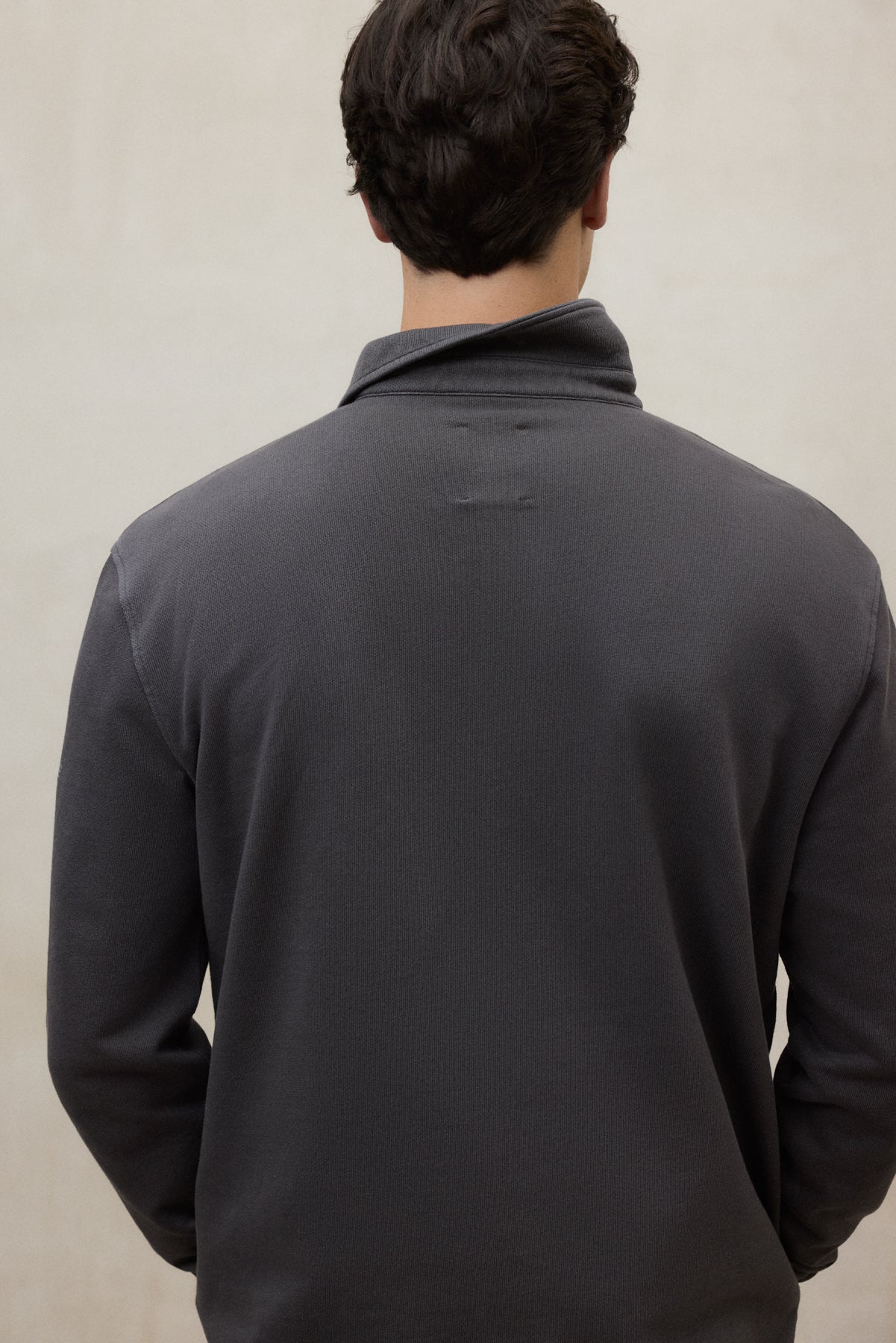 ecoalf-sudadera-polo-brendan-gris-oscuro-de-hombre-100-algod-n-reciclado image 3