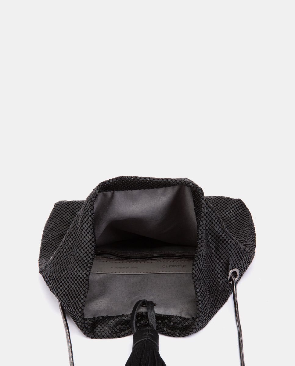 bandolera-abbacino-de-malla-met-lica-negra-de-fiesta image 6