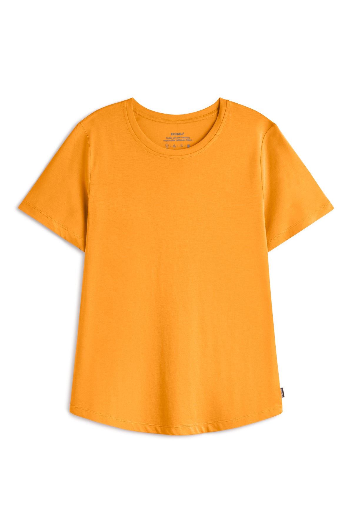 camiseta-ecoalf-lake-naranja-para-mujer-52-algod-n-org-nico-corte-regular-y-lava image 5