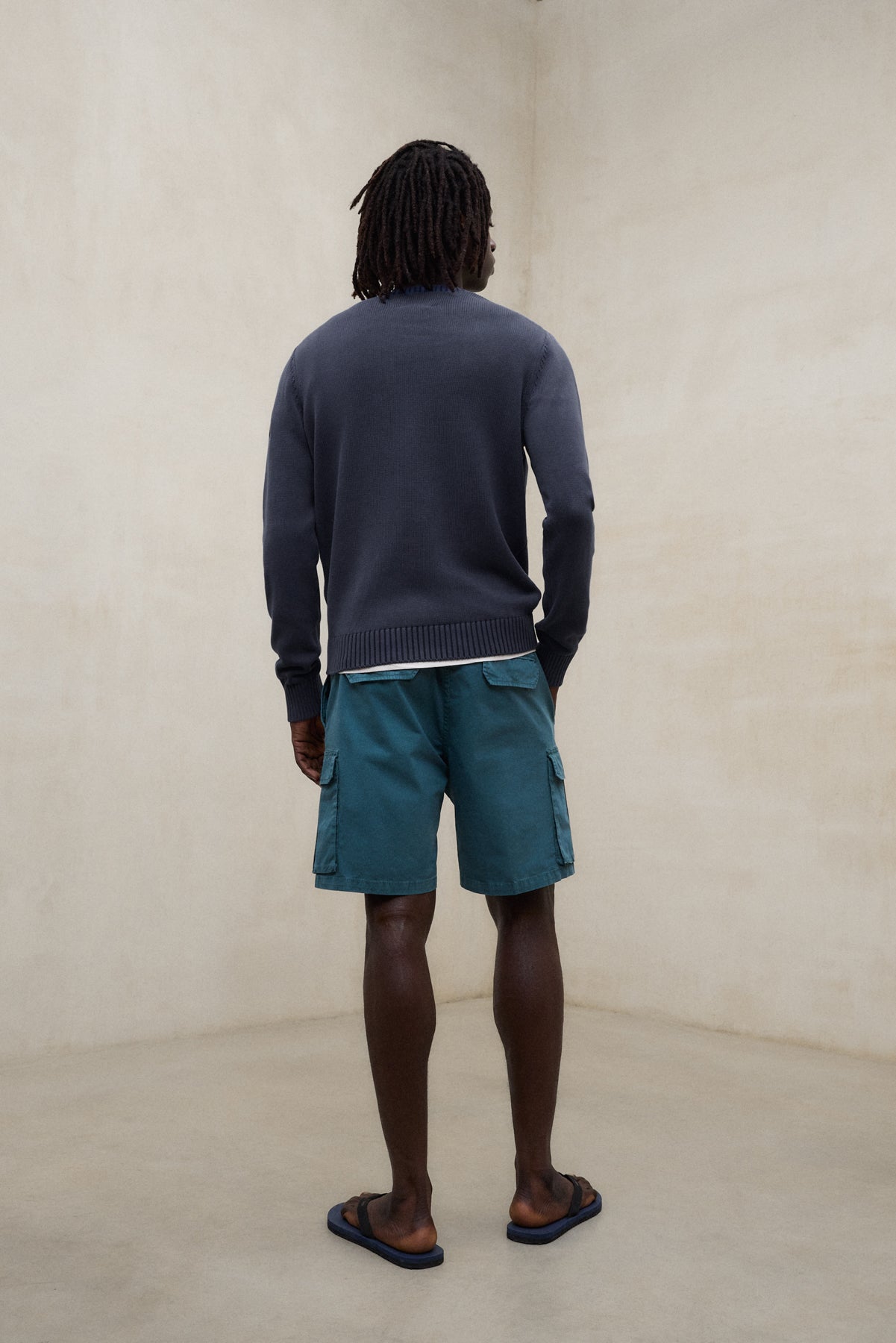 ecoalf-jersey-tail-azul-marino-para-hombre-50-algod-n-reciclado-lavado-a-la-pied image 3