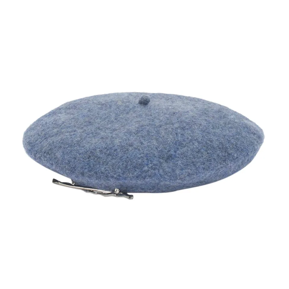 parfois-boina-de-lana-azul-con-alfiler-plateado-mujer image 1