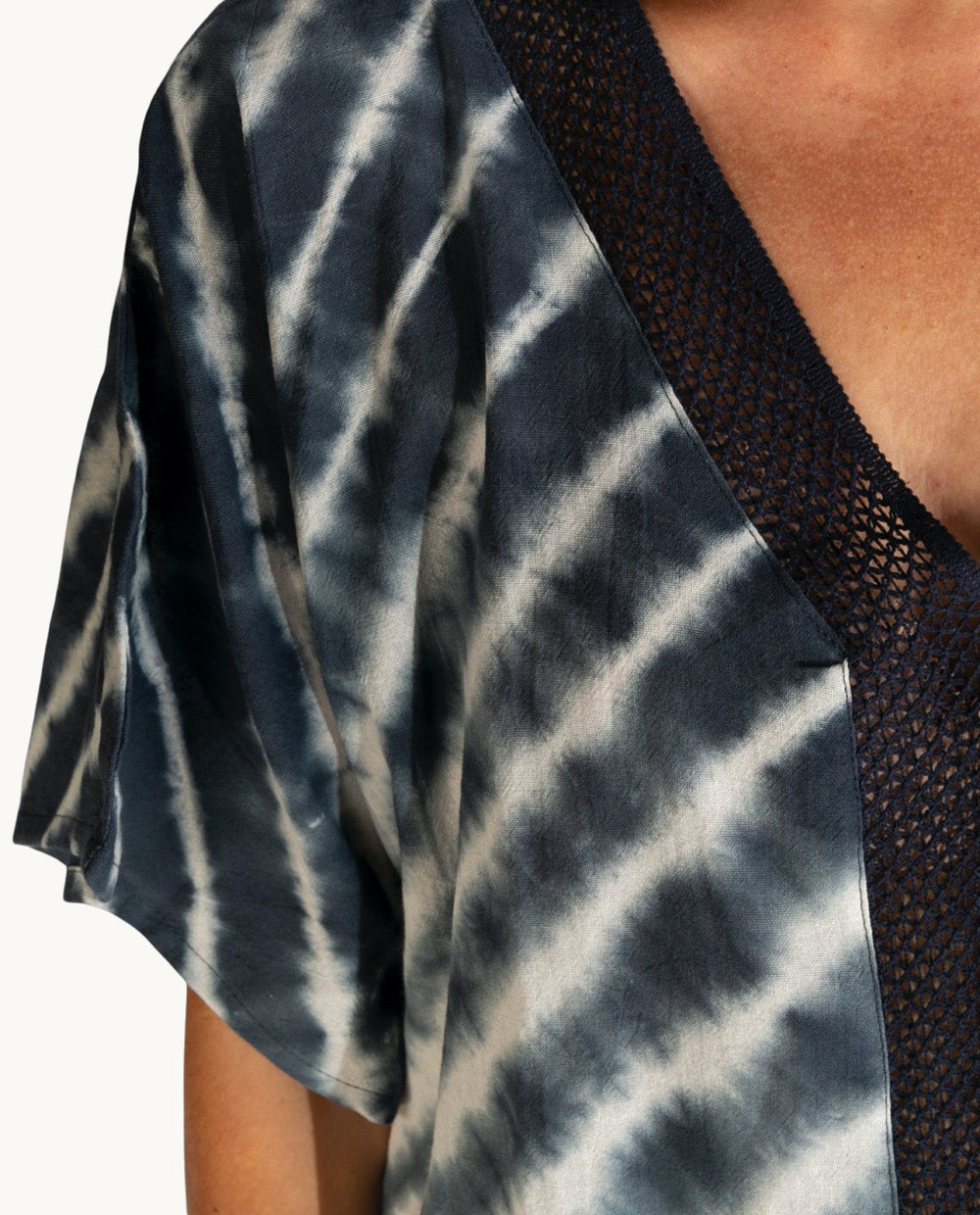 kbas-kurta-de-algod-n-azul-talla-nica-holgada-y-transpirable image 3